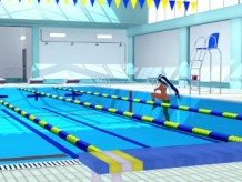 POKEMON Nessa Dentro de la piscina 3d hentai