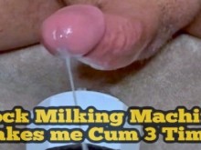 Múltiples orgasmos con Penis Milking Machine