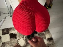 Modelo fitness busca sostén deportivo / Me corro en culo increíble en pantalones de yoga/Candyluxxx