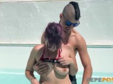 Adolescentes amateurs follando: ¡Cuando llega el verano, la temperatura sube para esta pareja!