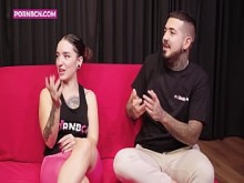 primera escena profesional casting y entrevista pareja de adolescentes reales follando duro 4K hardcore