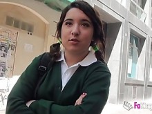 Jordi el niño polla and 18yo small titted  fuck hard
