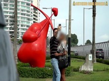 Enorme culo peruano milf es follado por un hombre español blanco