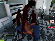 3dxchat &vert; LoliVix estrenándose en su primer gangbang &vert; noche 8 6 chicos