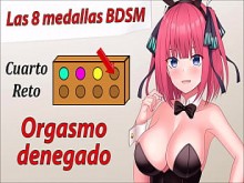 JOI Aventura Rol Hentai - Cuarta medalla BDSM - En español.
