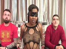 ¡Cita a ciegas con una bonita mujer negra! El cielo de La Habana lo quiere todo en porno