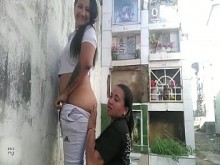 michell y paula no controlan su calentura