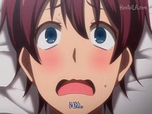 Amigas de hermanastra se follan a su hermano