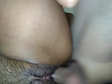 Super mojadita y peludita mi morena