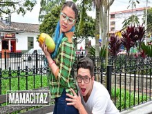 Carnedelmercado - Blue Maria, Logan Salamanca - La adolescente latina con vasos tiene un culo perfecto y un coño apretado para follar