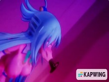 Konosuba - Aqua es la diosa de las chupadas