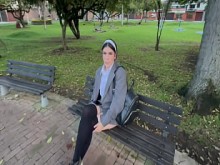 ESTUDIANTE SEDUCIDA POR UN DESCONOCIDO QUE CONOCE EN LA CALLE - NATISMIAM