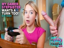 MyPervyFamily - Chica jugadora, usemos a su hermanastro gratis - Becky Summer