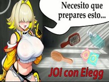 JOI en español. Elegg de NIKKE te masturba con sus... ¿cepillos&quest;