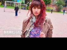 Carnedelmercado - La latina de pelo rizado Dalia Rojas se mete el coño con la polla de un extraño