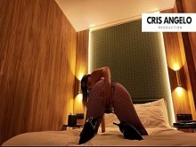 alice dubois frx duo con cris angelo privado a la mierda en el hotel 19 min